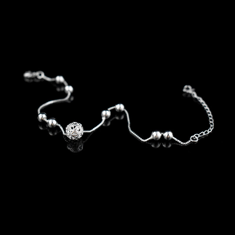 Female Temperament Silver Anklet